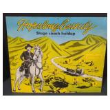 (M) Vintage Thin Metal Hopalong Cassidy Stage