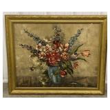 (I)Hanging Floral Wall Art with Decorative