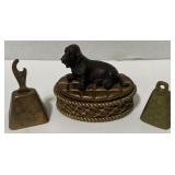 (AM)VintageAssorted Metal Trinkets Including