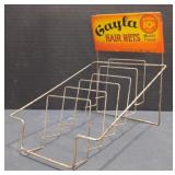 (M) Vintage Gayla Hair Nets Display Stand.