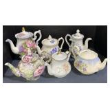 (P)Assorted Ceramic Teapots Including Windsor,