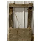 (AM) Decorative Wooden Sled Approx 31x20x6in