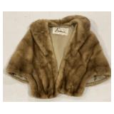 (M) Vintage "Evans? Animal Fur Stole/Wrap Cape.