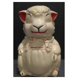 (M) Vintage American Apco Bisque Lamb Pottery