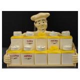 (M) Vtg. Hard Plastic Spice Rack (approx 11" x 5"