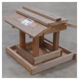 (AA) Winter Woodworks Fly Thru Bird Feeder.