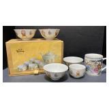 (M) Cathaway China Set w/ Half Moon Plates.