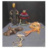 (AM) Native American Themed Decorative Pieces,