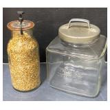 (AM)Vintage Glass Jars Including Wheaton