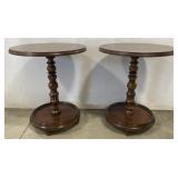 (F) Round Accent Table Appr 28?x18?Bidding 2