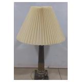 (F) Decorative Metal Table Lamp. Measuring