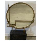 (F) Decorative circular mirror