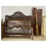 (F)King Size Wooden Tuscan Villa Style Faux