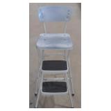 (H) Cosco High Chair with folding steps.