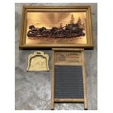 (P)Historical Wooden and Metal Home Decor