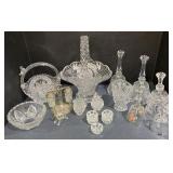 (P)Assorted Glass Decorative Items Including