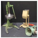 (M) Vintage Kitchen Equipment including a