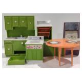 (M) Flat of Marx Little Hostess Kitchen Pieces