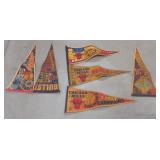 (M) NBA Chicago Bulls, Pennants. Measures