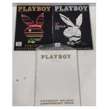 (M) Playboy Anniversary Issues