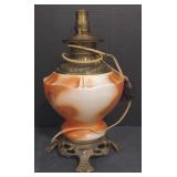 (BN) Vintage Electric Converted Oil Lamp.