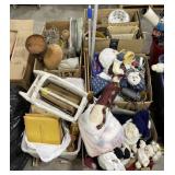 (H) Pallet Of Holiday Deco, Home Decor, Candles,