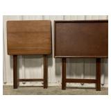 (H) Wood TV Trays 16x22.5in