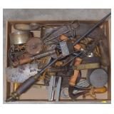 (M) Vintage Kitchen Utensils including scythe,