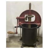 (AM) Cast Iron Base Sausage Maker Appr 22.5 in