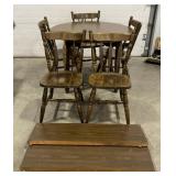(CI)Carved Wooden Dining Table and Spindleback