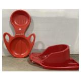 (AC) Pair of Slippery Racer and Paricon Plastic