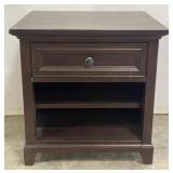 (FF) 1 Drawer Nightstand. Appr 26in x 23in x 27in