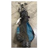 (H)Assorted Golf Club Set in Datrek Travel