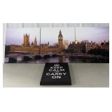 (X) Lot of iCanvased Artwork by "Adel H" & More.