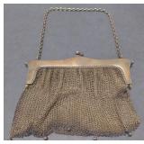 (AM) Antique Soldered Mesh German Silver, Coin