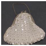 (AM) Vintage Sequin Frame Hand Purse.