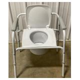 (P)Invacare Raised Commode with Arm Handles and
