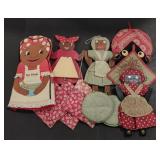 (M) Flat of Black Americana Kitchen Decor incl.