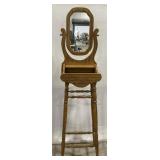 (AM) Pulaski Wooden Shaving Stand Appr