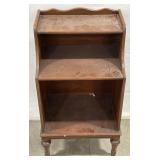 (AM) Wooden Three Tier Side Table Appr