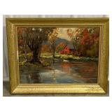 (AV)Hanging Wall Art Depicting Countryside