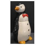 (M) Vintage Penguin in a Suit, Shaped Pottery