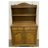 (P)Wooden Kitchen Cupboard Including Decorative
