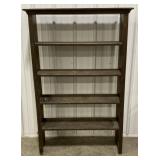 (P)Four Tiered Wooden Open Shelf
