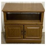 (P)Wooden 2 Door TV Stand Top of stand is