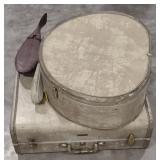 (M) Samsonite Luggage (approx 21" x 17") & Hat