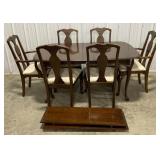 (AV)Dining Table Set Including Table Extension