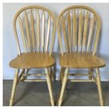 (E) Wooden Donning Table Chairs 30" Tall. Bidding