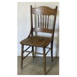 (H) VTG Stick Back chair. 3ft In Height