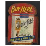 (M) Vintage Chesterfield Cigarettes Advertising
